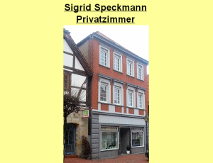 Sigrid Speckmann, Privatzimmer